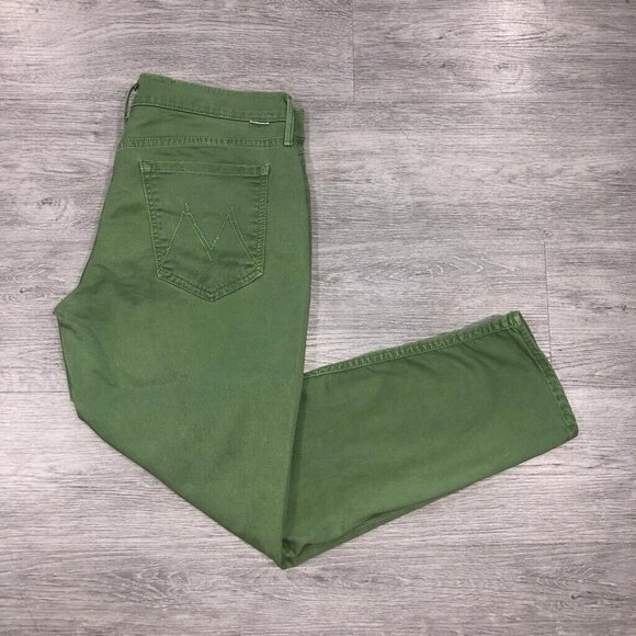 Mother Women’s Size 30 The Dropout Mid Rise Boyfriend Jean Pants In Poison Ivy - Picture 1 of 11